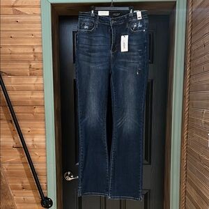 Judy Blue Women's Boot Cut Jeans in Deep Indigo